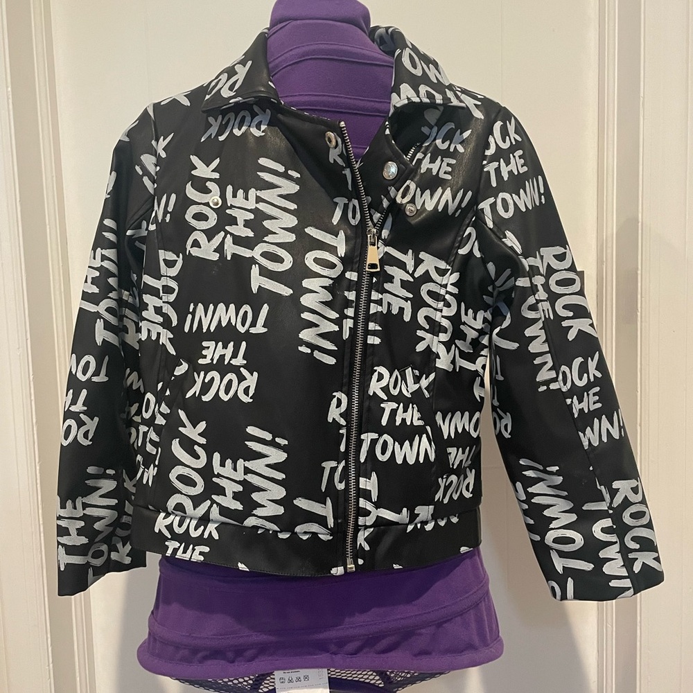 Biker Jacket Girls L